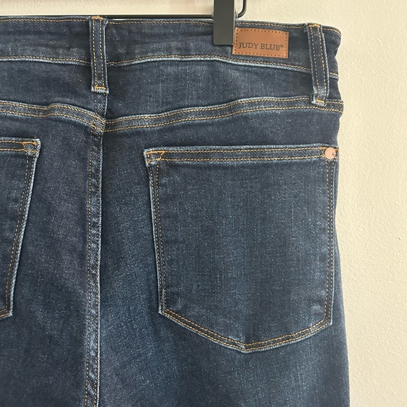 Judy Blue Boot Cut Jeans Womens 13/31 Dark Wash Stretch JB82361DK  Denim - Picture 4 of 5